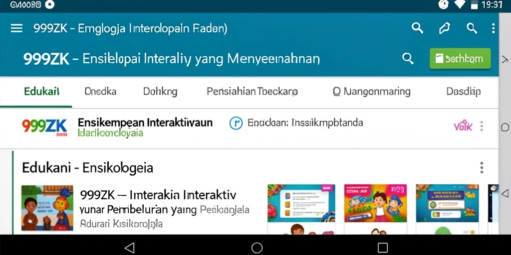 Tampilan antarmuka aplikasi 999ZK yang intuitif dan menarik.