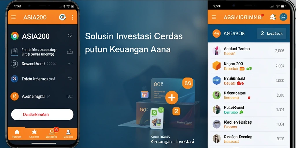 Tampilan antarmuka pengguna ASIA200 yang menarik dan fungsional.