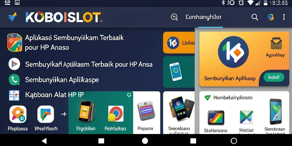 Tampilan antarmuka KOBOISLOT yang sederhana dan fungsional.