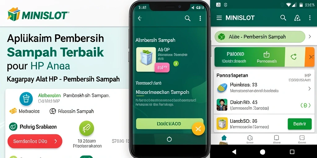 Tampilan antarmuka MINISLOT yang bersih dan fungsional.