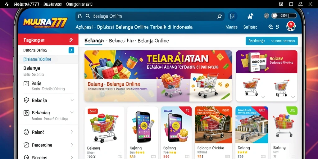 Antarmuka pengguna MUARA777 menampilkan kemudahan dalam berbelanja online.