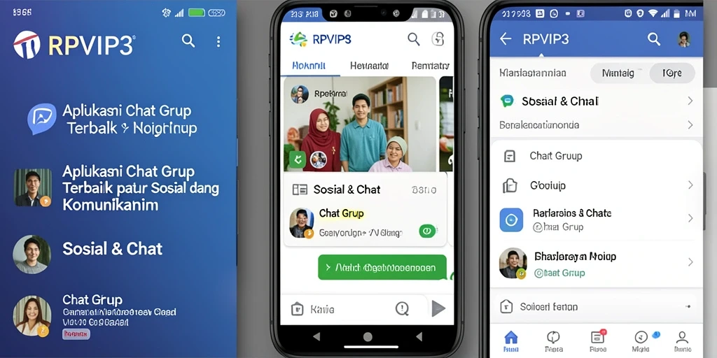 Tampilan antarmuka aplikasi RPVIP3 yang user-friendly dan menarik.