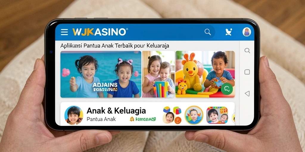Antarmuka WJKASINO yang mudah digunakan untuk memantau anak.