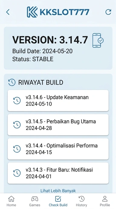 Riwayat Versi kkslot777 untuk Pengguna Android